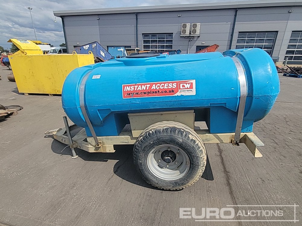 Trailer Engineering Single Axle Plastic Water Bowser - Cuve de stockage: photos 2 Trailer Engineering Single Axle Plastic Water Bowser - Cuve de stockage: photos 2