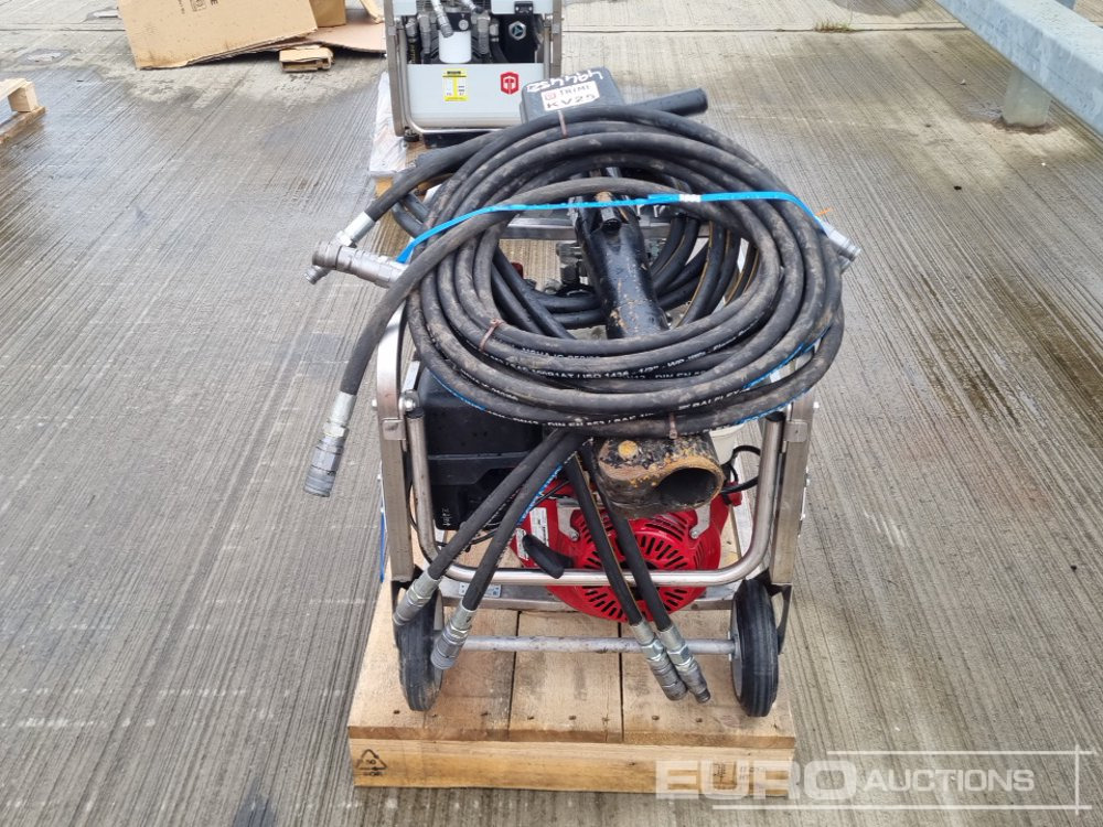 Trime Hydraulic Power Pack, Honda Engine, Hydraulic Hand Held Breaker, Hydraulic Hose - Travaux routiers: photos 4 Trime Hydraulic Power Pack, Honda Engine, Hydraulic Hand Held Breaker, Hydraulic Hose - Travaux routiers: photos 4