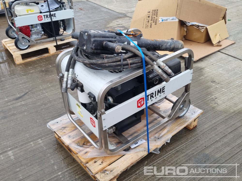 Trime Hydraulic Power Pack, Honda Engine, Hydraulic Hand Held Breaker, Hydraulic Hose - Travaux routiers: photos 1 Trime Hydraulic Power Pack, Honda Engine, Hydraulic Hand Held Breaker, Hydraulic Hose - Travaux routiers: photos 1