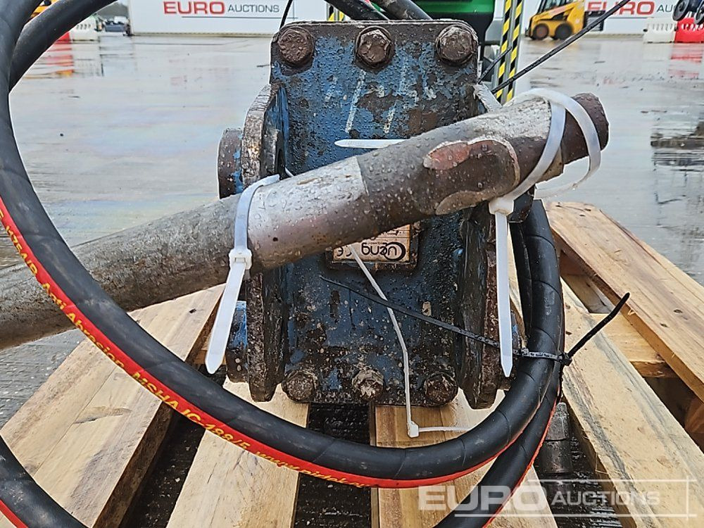 Marteau hydraulique Ueng QRB 330 Hydraulic Breaker 35mm Pin to suit Mini Excavator: photos 12