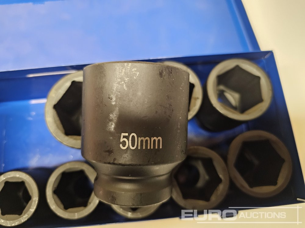 Unused 10Pcs 1" Impact Socket Set (22mm-50mm) - Équipement de garage: photos 5 Unused 10Pcs 1" Impact Socket Set (22mm-50mm) - Équipement de garage: photos 5