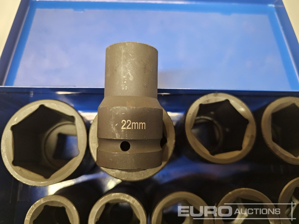 Unused 10Pcs 1" Impact Socket Set (22mm-50mm) - Équipement de garage: photos 4 Unused 10Pcs 1" Impact Socket Set (22mm-50mm) - Équipement de garage: photos 4