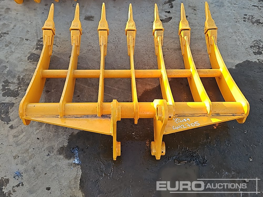 Unused 2025 Captok 44" Rake 45mm Pin to suit 4-6 Ton Excavator - Godet: photos 2 Unused 2025 Captok 44" Rake 45mm Pin to suit 4-6 Ton Excavator - Godet: photos 2