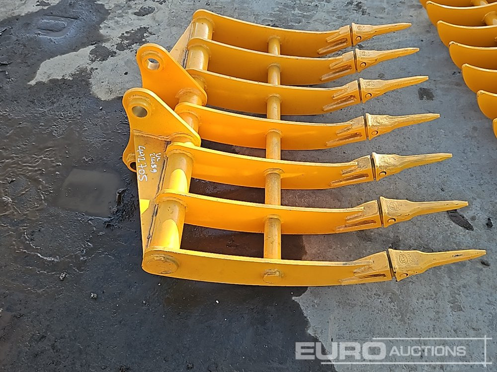 Unused 2025 Captok 44" Rake 45mm Pin to suit 4-6 Ton Excavator - Godet: photos 4 Unused 2025 Captok 44" Rake 45mm Pin to suit 4-6 Ton Excavator - Godet: photos 4