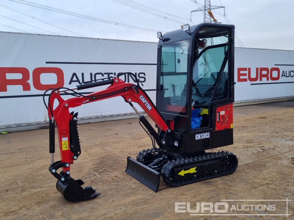 Unused 2025 Captok CK13C - Mini pelle: photos 1 Unused 2025 Captok CK13C - Mini pelle: photos 1