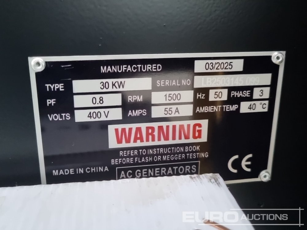 Groupe électrogène Unused 2025 Compal Power VG-R30: photos 29