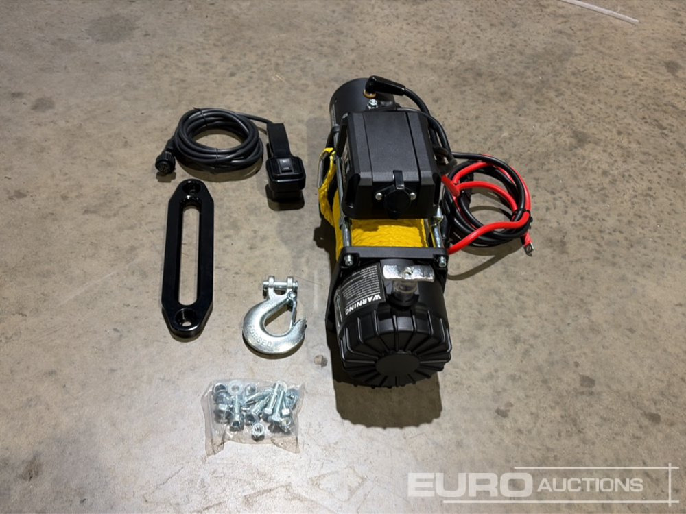 Unused 2025 Hi-Torque HT12000 Electric Winch with Synthetic Rope, 12,000lb line pull, 3/8" x 85' Rope - Treuil: photos 4 Unused 2025 Hi-Torque HT12000 Electric Winch with Synthetic Rope, 12,000lb line pull, 3/8" x 85' Rope - Treuil: photos 4