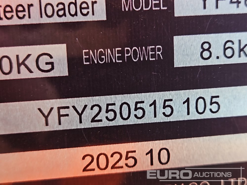Unused 2025 Infront YF480 - Mini chargeuse: photos 2 Unused 2025 Infront YF480 - Mini chargeuse: photos 2