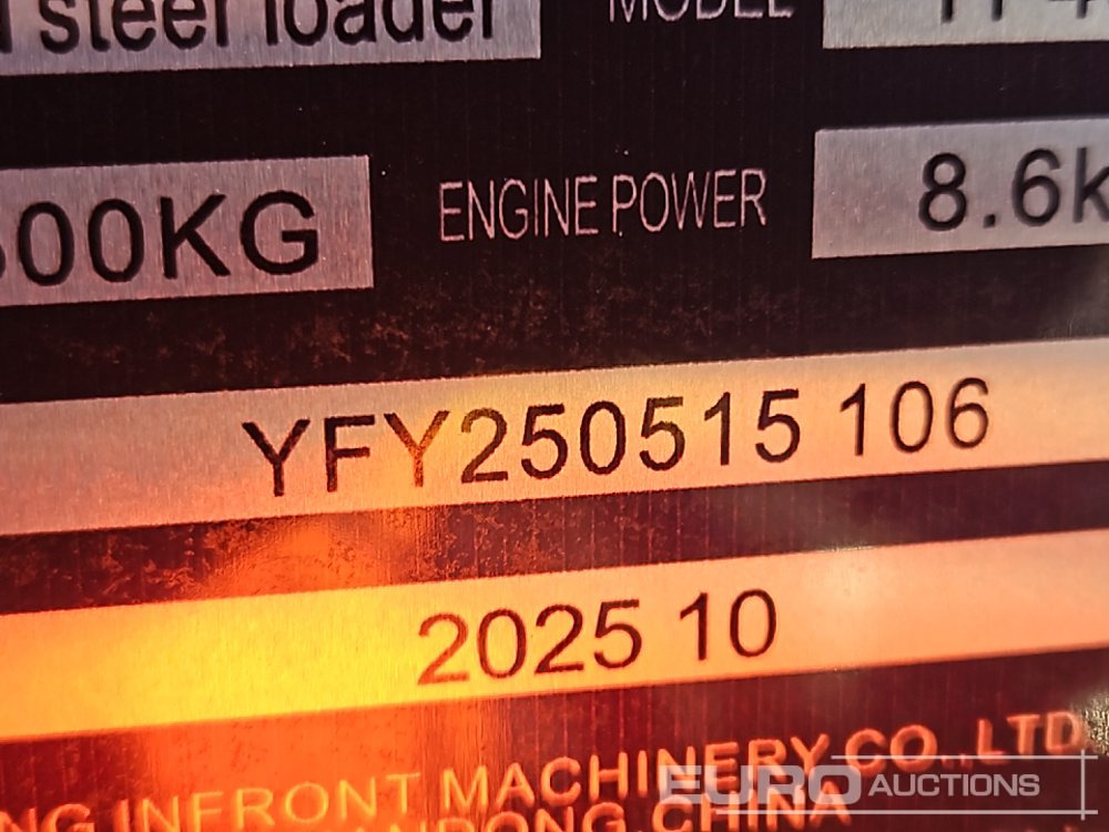 Unused 2025 Infront YF480 - Mini chargeuse: photos 2 Unused 2025 Infront YF480 - Mini chargeuse: photos 2