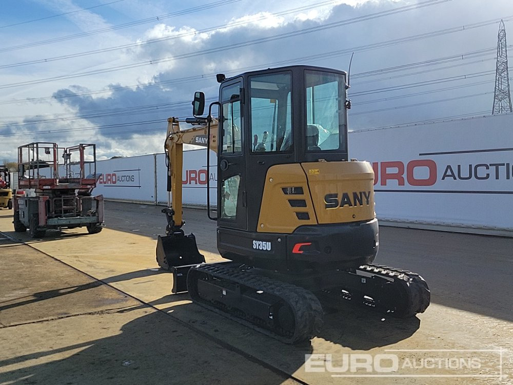 Unused 2025 Sany SY35U - Mini pelle: photos 3 Unused 2025 Sany SY35U - Mini pelle: photos 3