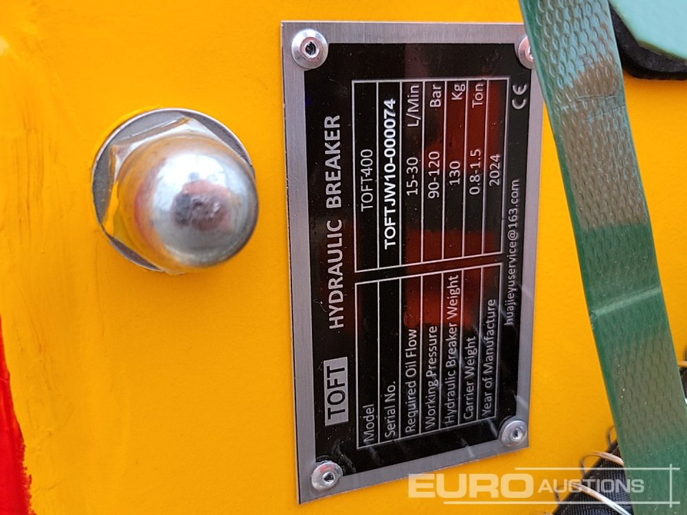 Marteau hydraulique Unused 2025 Toft 400: photos 19