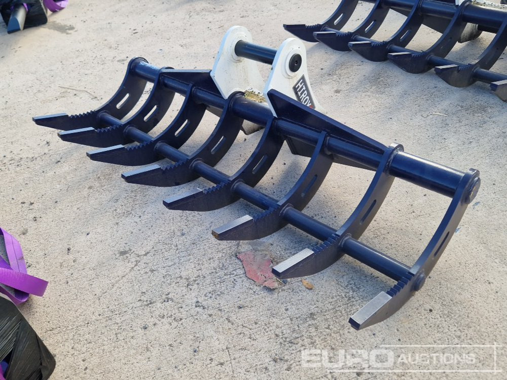 Unused 72" Hirox Rake 65mm Pin to suit 13 Ton Excavator - Godet: photos 1 Unused 72" Hirox Rake 65mm Pin to suit 13 Ton Excavator - Godet: photos 1