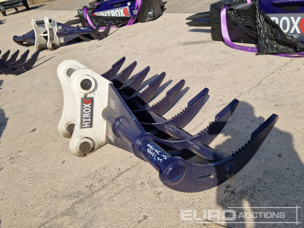 Unused 72" Hirox Rake 65mm Pin to suit 13 Ton Excavator - Godet: photos 3 Unused 72" Hirox Rake 65mm Pin to suit 13 Ton Excavator - Godet: photos 3