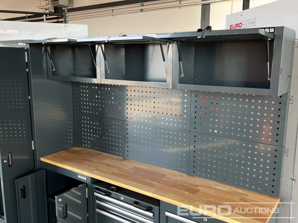 Équipement de garage Unused Boss 2.6m 9 Drawer, 5 Cabinet Tool Station: photos 7