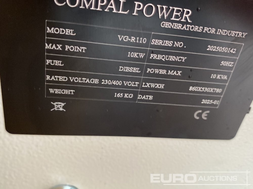 Groupe électrogène Unused Compal Power VG-R110: photos 14 Groupe électrogène Unused Compal Power VG-R110: photos 14