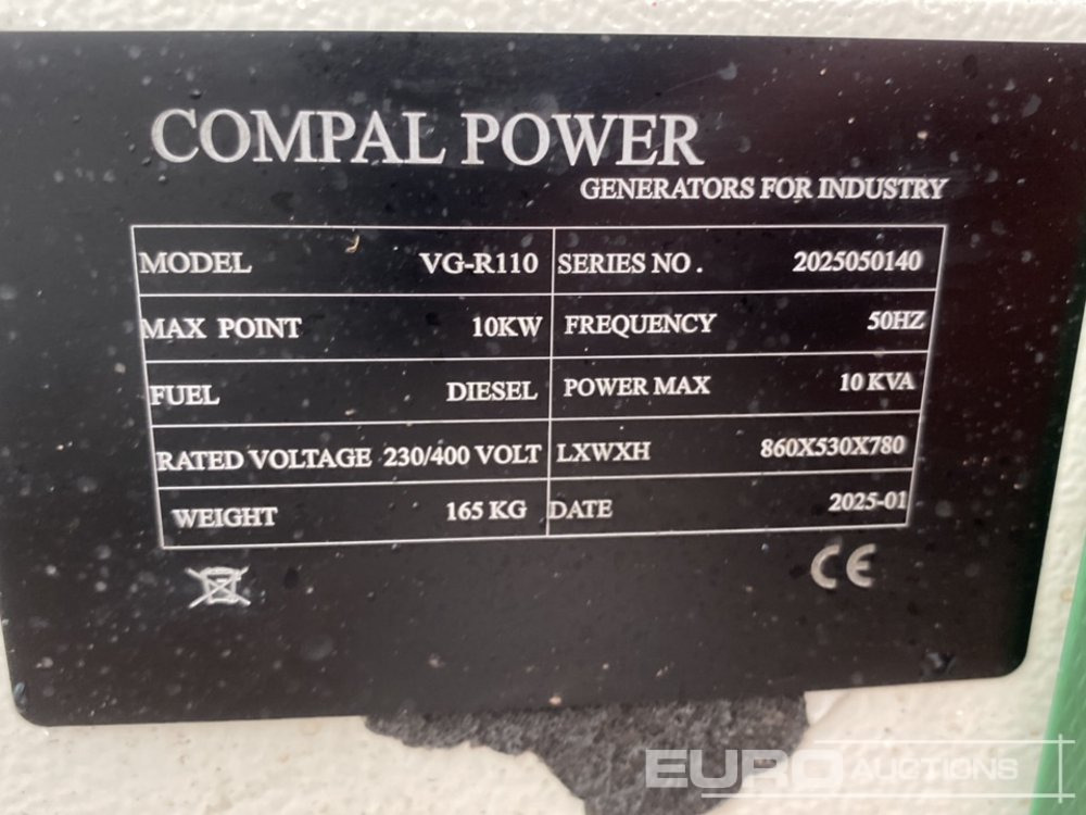 Groupe électrogène Unused Compal Power VG-R110: photos 14