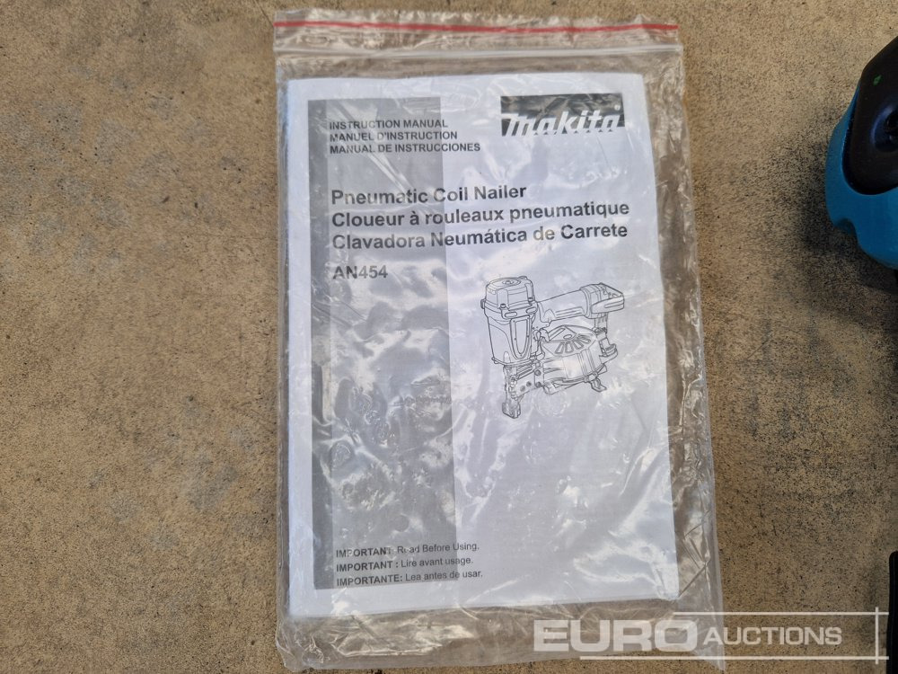 Équipement de garage Unused Makita AN454  Pneumatic Nailer (Body Only): photos 6