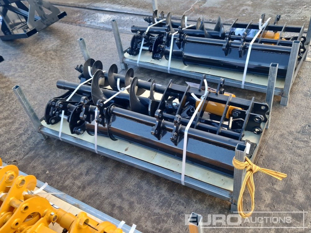 Unused Rake, Ripper, Grabber,12” Auger, 16” Auger, 8” Narrow Bucket, 24” Bucket, 32” Bucket - Godet: photos 3 Unused Rake, Ripper, Grabber,12” Auger, 16” Auger, 8” Narrow Bucket, 24” Bucket, 32” Bucket - Godet: photos 3