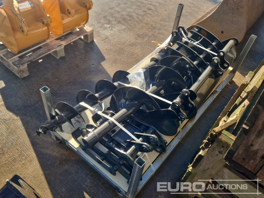 Unused Rake, Ripper, Grabber,12” Auger, 16” Auger, 8” Narrow Bucket, 24” Bucket, 32” Bucket - Godet: photos 2 Unused Rake, Ripper, Grabber,12” Auger, 16” Auger, 8” Narrow Bucket, 24” Bucket, 32” Bucket - Godet: photos 2