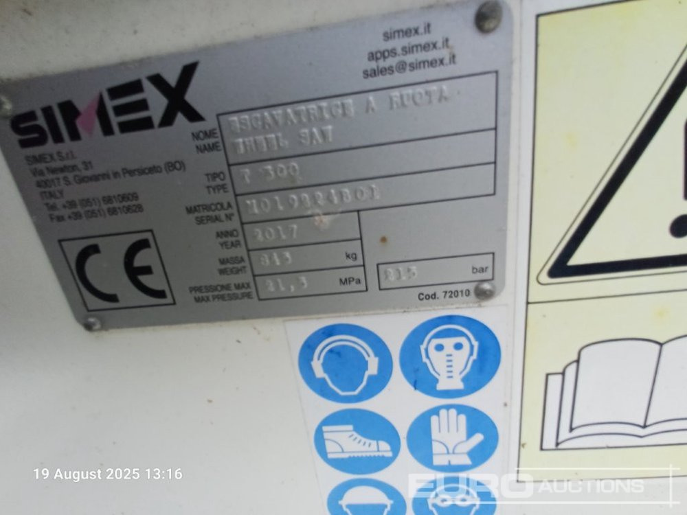 Unused Simex T300 - Travaux routiers: photos 3 Unused Simex T300 - Travaux routiers: photos 3