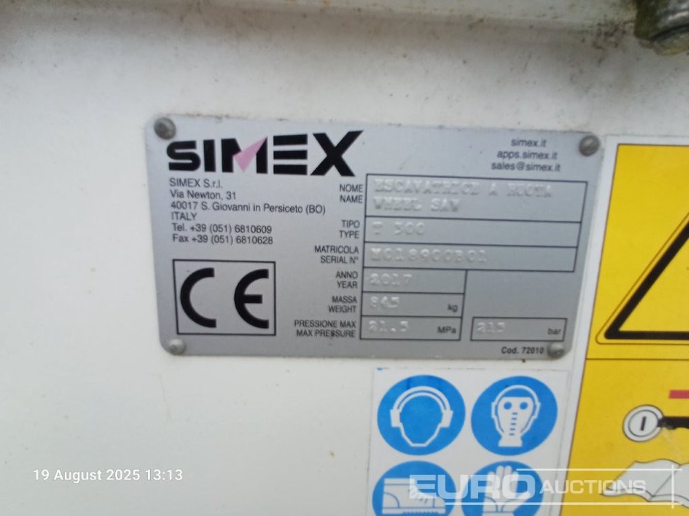 Unused Simex T300 - Travaux routiers: photos 5 Unused Simex T300 - Travaux routiers: photos 5