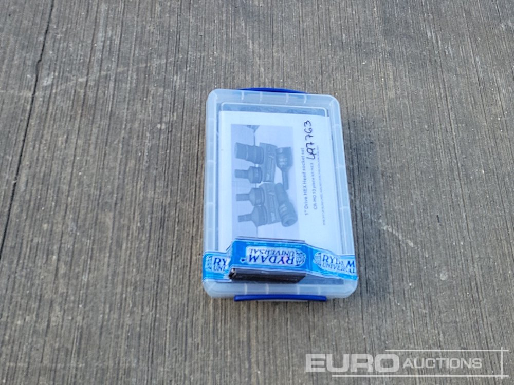 Unused Solid X 1" Drive Impact Socket HEX Set (H14, H17, H19, H21, H22, H24, H27, H30, H32, H34, H36, H38, H41MM) - Matériel de chantier: photos 4 Unused Solid X 1" Drive Impact Socket HEX Set (H14, H17, H19, H21, H22, H24, H27, H30, H32, H34, H36, H38, H41MM) - Matériel de chantier: photos 4