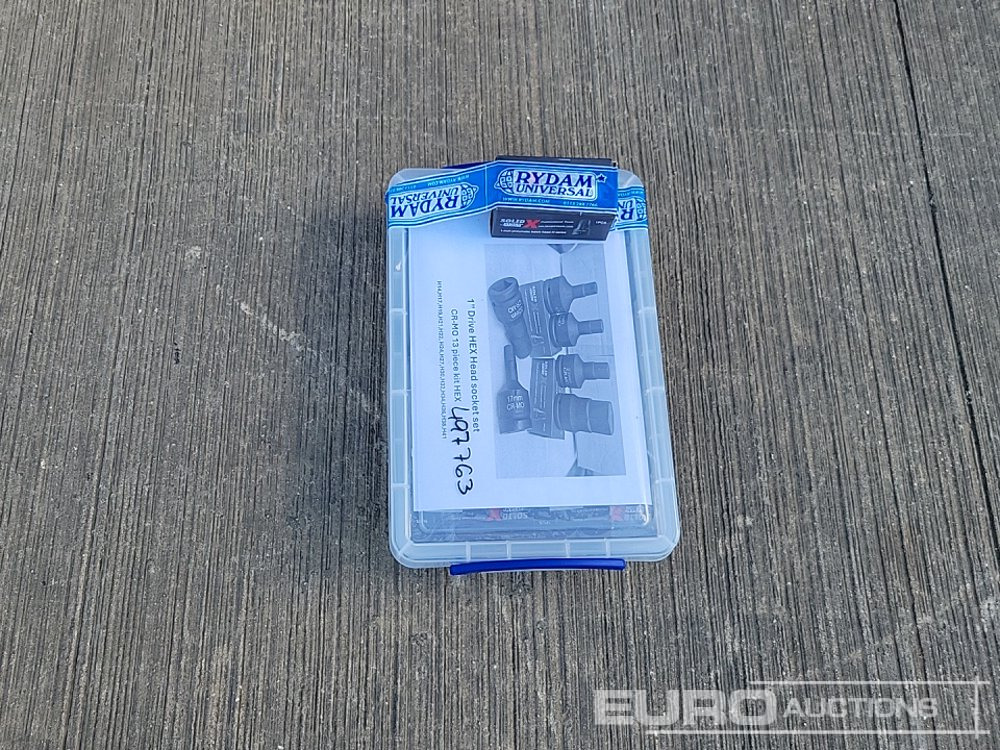 Unused Solid X 1" Drive Impact Socket HEX Set (H14, H17, H19, H21, H22, H24, H27, H30, H32, H34, H36, H38, H41MM) - Matériel de chantier: photos 2 Unused Solid X 1" Drive Impact Socket HEX Set (H14, H17, H19, H21, H22, H24, H27, H30, H32, H34, H36, H38, H41MM) - Matériel de chantier: photos 2