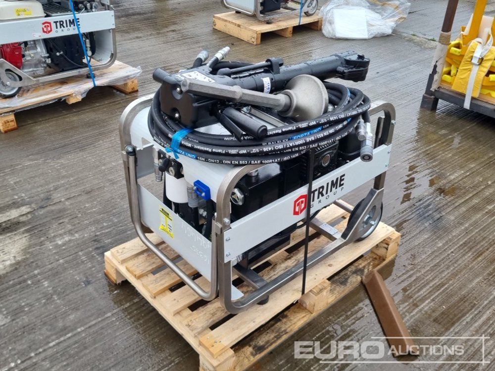 Unused Trime Hydraulic Power Pack, Honda Engine, Hydraulic Hand Held Breaker, Hydraulic Hose, Chisel - Travaux routiers: photos 1 Unused Trime Hydraulic Power Pack, Honda Engine, Hydraulic Hand Held Breaker, Hydraulic Hose, Chisel - Travaux routiers: photos 1