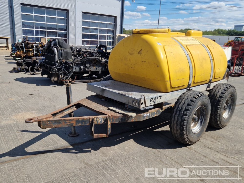 Western Twin Axle Plastic Water Bowser - Cuve de stockage: photos 1 Western Twin Axle Plastic Water Bowser - Cuve de stockage: photos 1