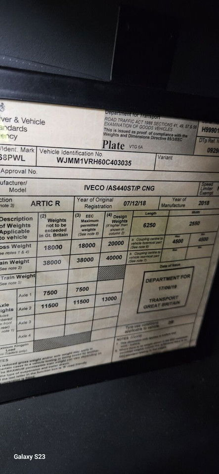 Iveco Stralis 400 LNG - Tracteur routier: photos 5 Iveco Stralis 400 LNG - Tracteur routier: photos 5