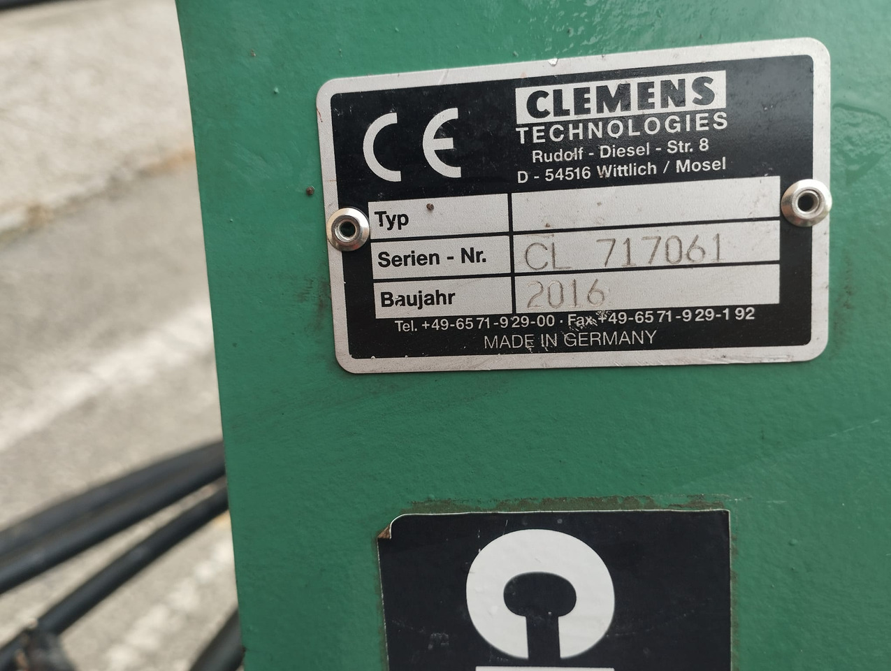 Interfilare usata Clemens CL717061 - Broyeur/ Épareuse: photos 5 Interfilare usata Clemens CL717061 - Broyeur/ Épareuse: photos 5
