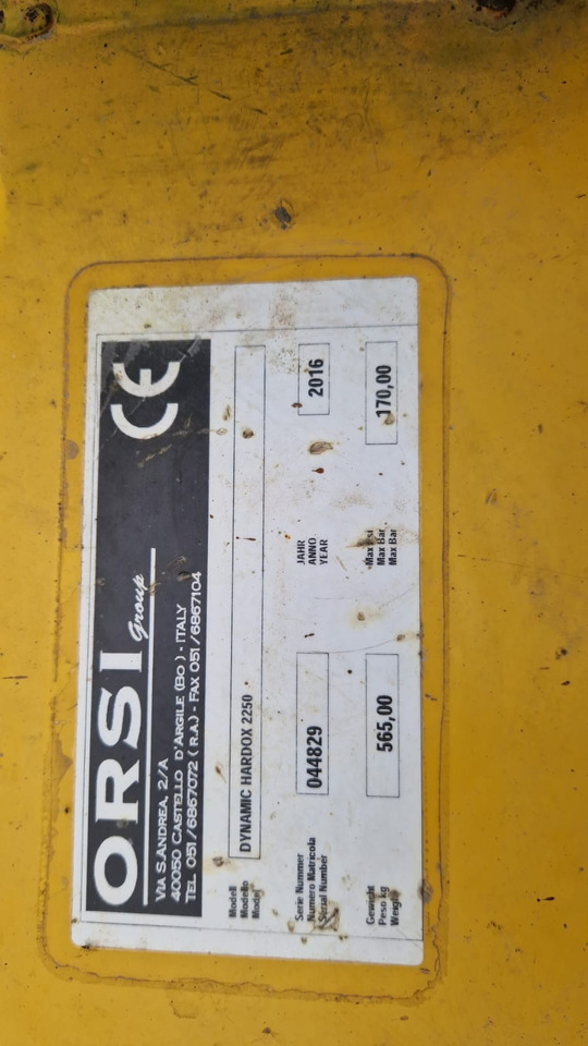 Orsi Trincia erba legna usata Dynamic Hardox 2250 - Broyeur à axe horizontal: photos 2 Orsi Trincia erba legna usata Dynamic Hardox 2250 - Broyeur à axe horizontal: photos 2