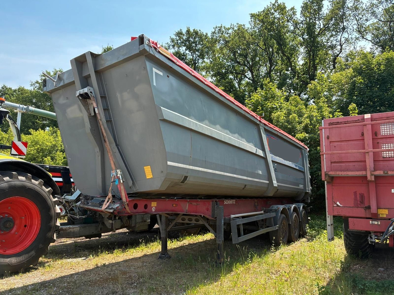 Schmitz Cargobull Unfall Stahlmulde 55m3 - Semi-remorque benne: photos 1 Schmitz Cargobull Unfall Stahlmulde 55m3 - Semi-remorque benne: photos 1