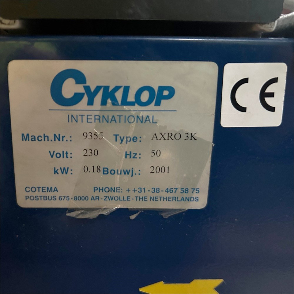 ABC Cyklop Axro 3k - Machine-outil: photos 4 ABC Cyklop Axro 3k - Machine-outil: photos 4