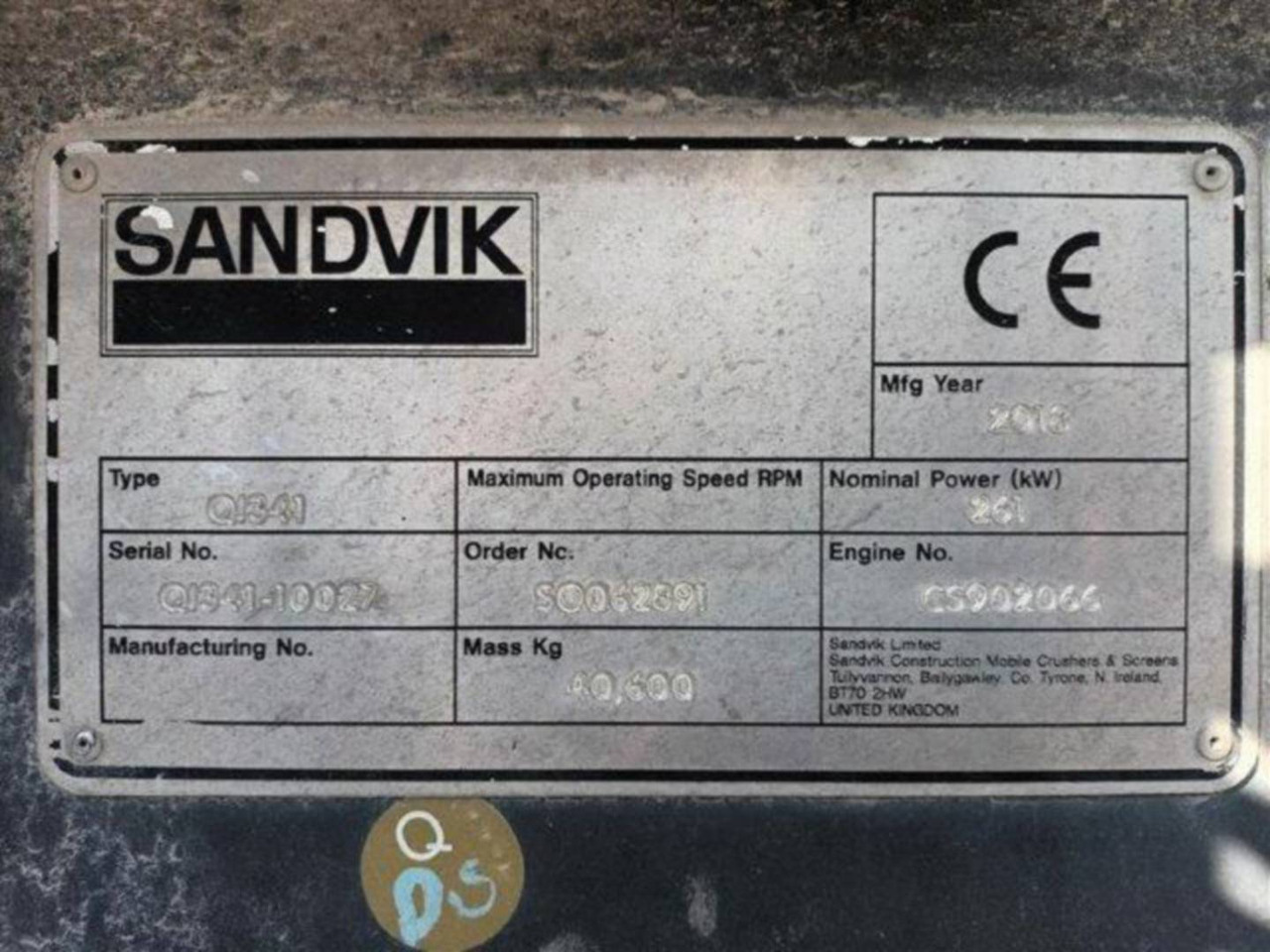 SANDVIK MINING & CONSTRUCTION QI341HS - Concasseur: photos 4 SANDVIK MINING & CONSTRUCTION QI341HS - Concasseur: photos 4