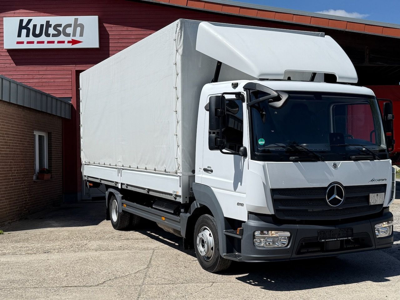 Mercedes-Benz Atego 818L Plane, Ladebordwand, Klima, AHK - Camion à rideaux coulissants: photos 4 Mercedes-Benz Atego 818L Plane, Ladebordwand, Klima, AHK - Camion à rideaux coulissants: photos 4