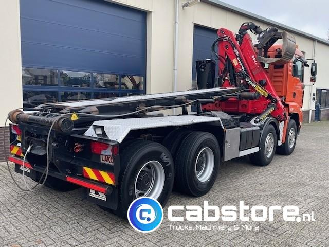 MAN TGA 41.440 8X4 BB Palfinger Epsilon Z-Kraan bouwjaar 2011 + NCH 30 Ton's Kabel-containersyteem - Handgeschakeld - Bouwjaar 2007 - Km 582.782 - Camion - système de câble, Camion grue: photos 4 MAN TGA 41.440 8X4 BB Palfinger Epsilon Z-Kraan bouwjaar 2011 + NCH 30 Ton's Kabel-containersyteem - Handgeschakeld - Bouwjaar 2007 - Km 582.782 - Camion - système de câble, Camion grue: photos 4