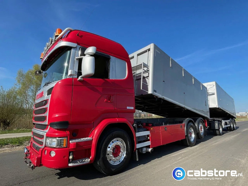 Scania LB6X2*4HNB Euro 6 - Year 2016 - RETARDER - ALUMINIUM kipper + FLOOR kipper aanhangwagen - Good Condition !! - Camion citerne: photos 2 Scania LB6X2*4HNB Euro 6 - Year 2016 - RETARDER - ALUMINIUM kipper + FLOOR kipper aanhangwagen - Good Condition !! - Camion citerne: photos 2