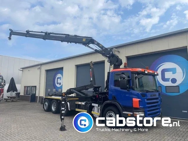 Scania P380 LB 8x4*4 HNA Euro 5 - HIAB 211 E-3 Hipro Crane with remote control + Multilift XR26S61 Hooklift - Year 2009 - Km 336.501 !! - Good condition - Camion grue: photos 1 Scania P380 LB 8x4*4 HNA Euro 5 - HIAB 211 E-3 Hipro Crane with remote control + Multilift XR26S61 Hooklift - Year 2009 - Km 336.501 !! - Good condition - Camion grue: photos 1