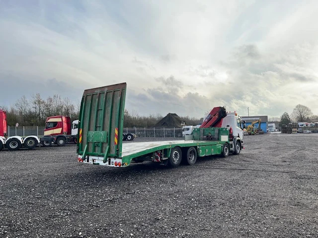 Scania P450 8X2*6 Knæklad + Kran HMF1820 – Machinetransporter - Camion porte-voitures, Camion grue: photos 4 Scania P450 8X2*6 Knæklad + Kran HMF1820 – Machinetransporter - Camion porte-voitures, Camion grue: photos 4