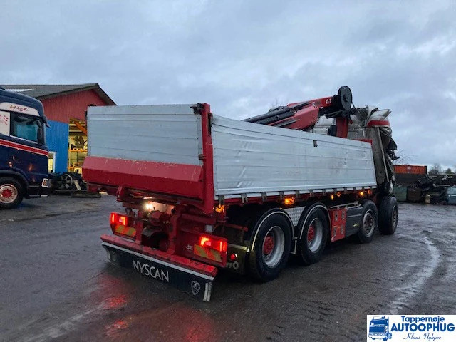 Scania R580 8X4 HIAB 244 EP-5 HIPRO ONLY PARTS - Camion plateau, Camion grue: photos 3 Scania R580 8X4 HIAB 244 EP-5 HIPRO ONLY PARTS - Camion plateau, Camion grue: photos 3