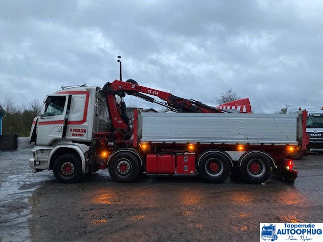 Scania R580 8X4 HIAB 244 EP-5 HIPRO ONLY PARTS - Camion plateau, Camion grue: photos 5 Scania R580 8X4 HIAB 244 EP-5 HIPRO ONLY PARTS - Camion plateau, Camion grue: photos 5