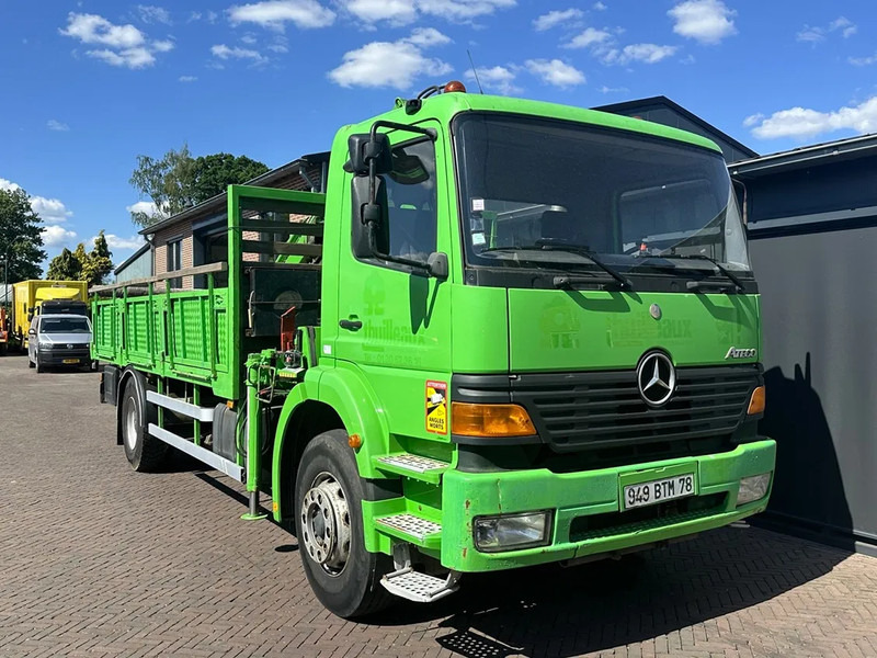 Mercedes-Benz Atego 1928 HIAB 085-2 CRANE 3 SEATS - Camion plateau, Camion grue: photos 1 Mercedes-Benz Atego 1928 HIAB 085-2 CRANE 3 SEATS - Camion plateau, Camion grue: photos 1