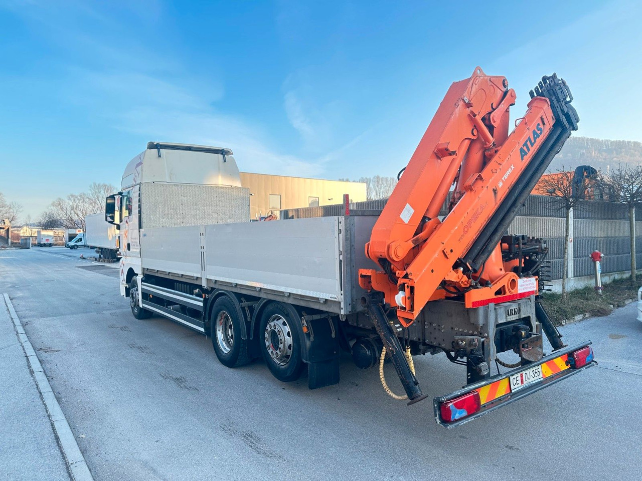 MAN TGX 26.440 6X2 Intarder ATLAS 165 - Camion plateau, Camion grue: photos 3 MAN TGX 26.440 6X2 Intarder ATLAS 165 - Camion plateau, Camion grue: photos 3