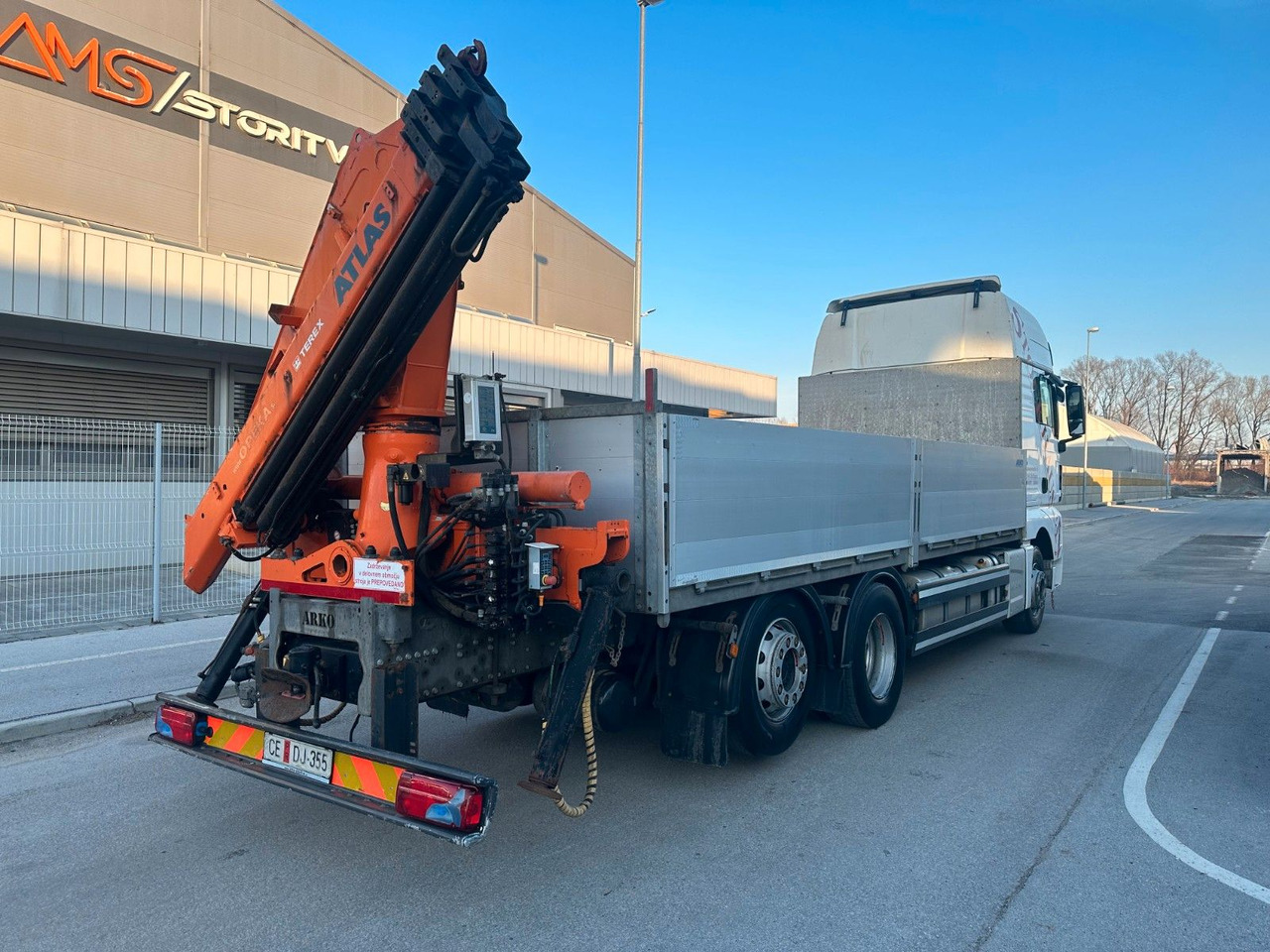 MAN TGX 26.440 6X2 Intarder ATLAS 165 - Camion plateau, Camion grue: photos 4 MAN TGX 26.440 6X2 Intarder ATLAS 165 - Camion plateau, Camion grue: photos 4