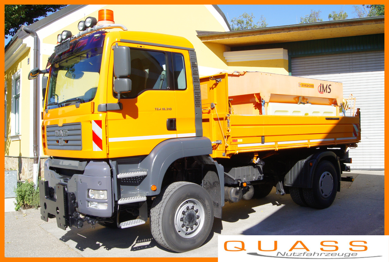 MAN TGA 18.310 BL 4x4/MEILLER/Salzstreuer/Winterdienst - Camion benne: photos 1 MAN TGA 18.310 BL 4x4/MEILLER/Salzstreuer/Winterdienst - Camion benne: photos 1