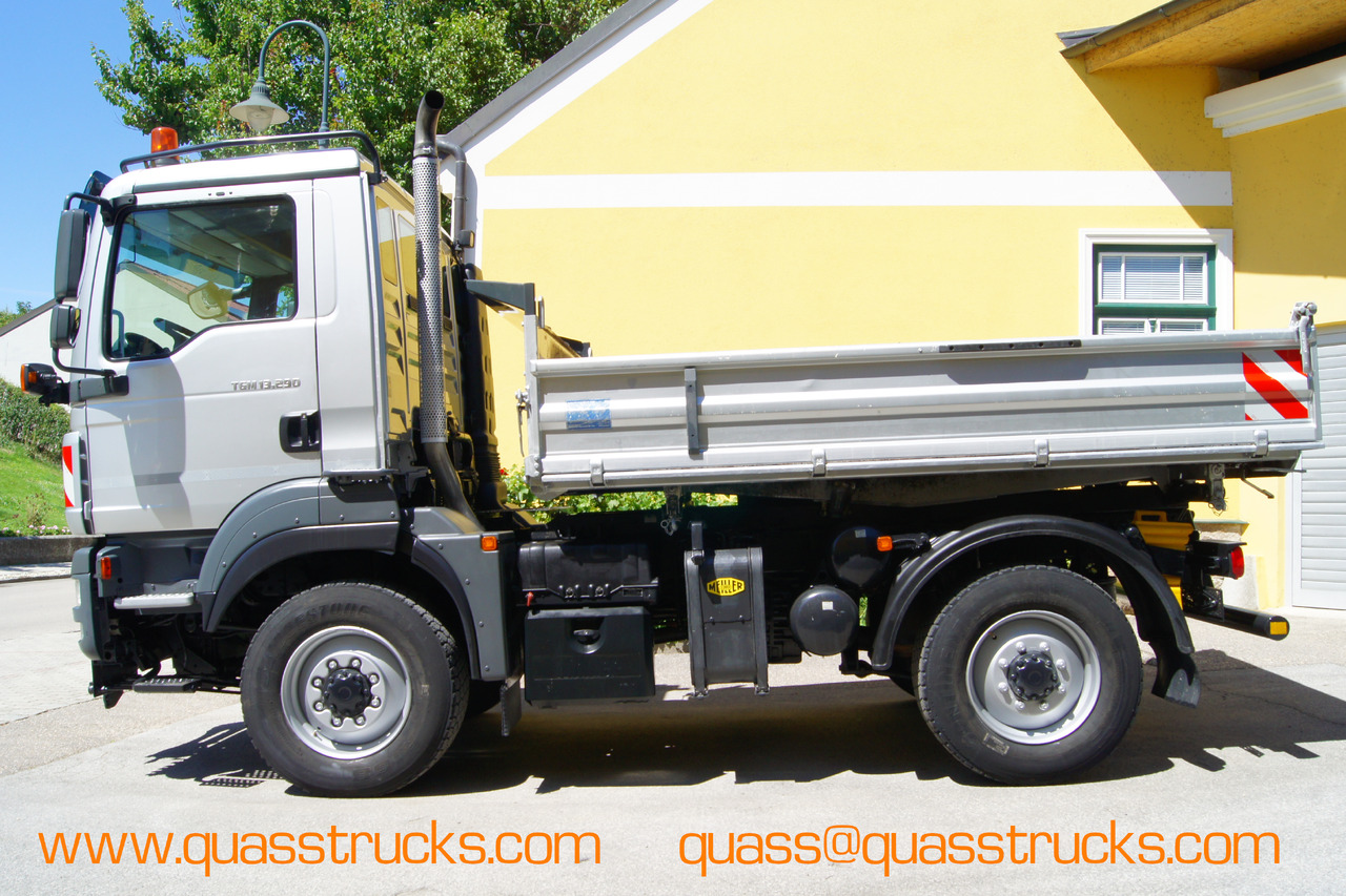 MAN TGM 13.290/4x4/TÜV/Euro 5/einzelbereift/Winterdienst/MEILLER - Camion benne: photos 2 MAN TGM 13.290/4x4/TÜV/Euro 5/einzelbereift/Winterdienst/MEILLER - Camion benne: photos 2