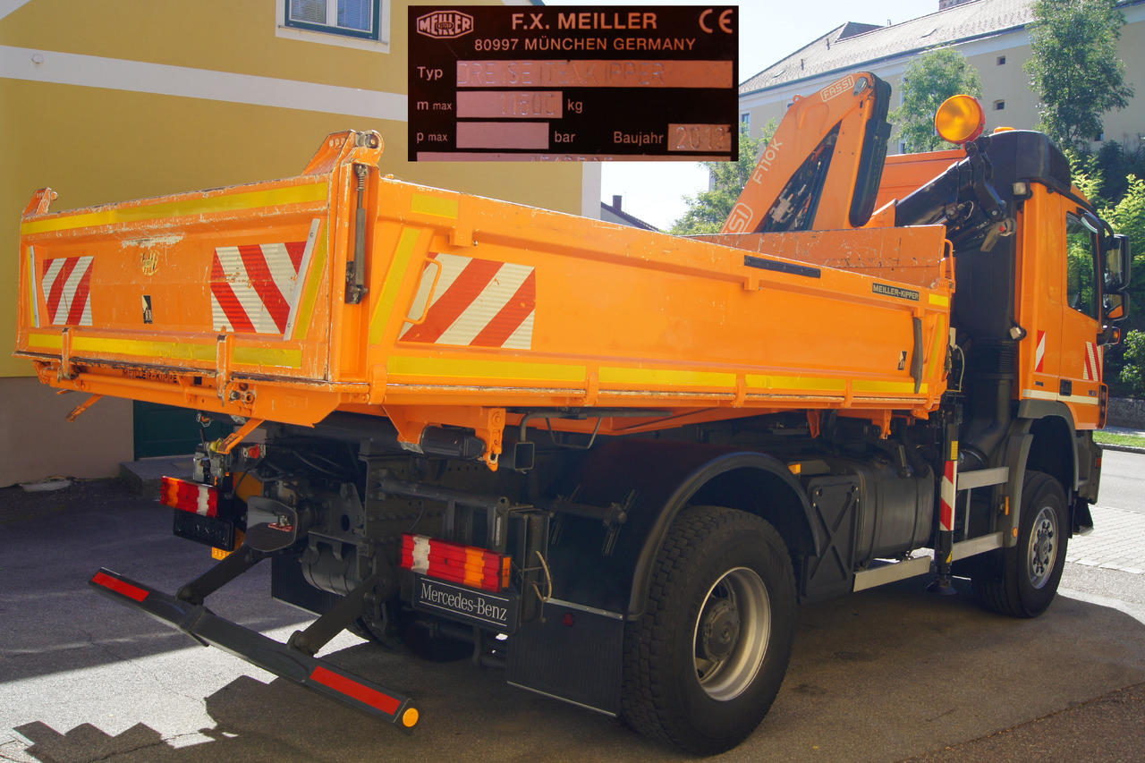 MERCEDES-BENZ ACTROS 1836 /4x4/TÜV/FASSI 110/MEILLER/Wechselsystem/Winterdienst - Camion grue: photos 4 MERCEDES-BENZ ACTROS 1836 /4x4/TÜV/FASSI 110/MEILLER/Wechselsystem/Winterdienst - Camion grue: photos 4
