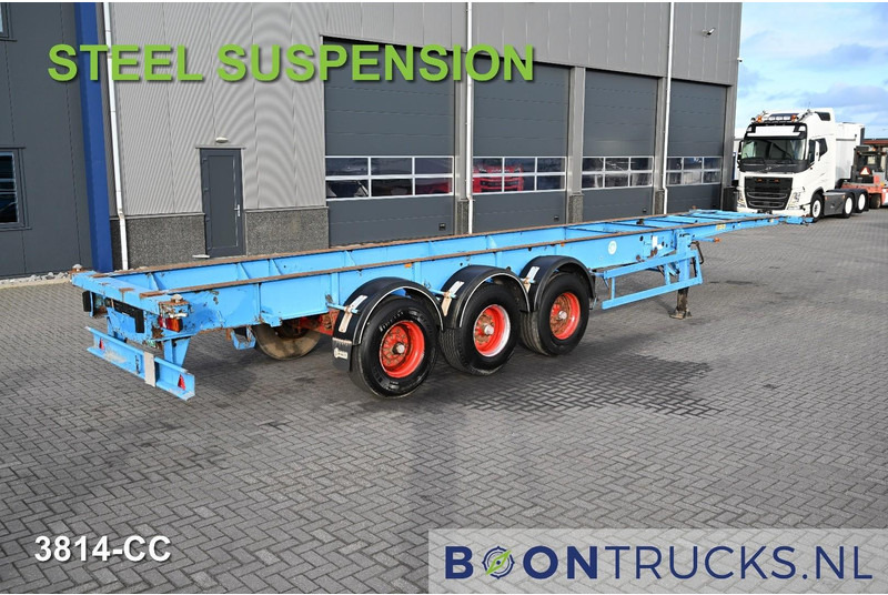 Blumhardt Cont.-Sal 40.24 E FIXED CHASSIS | 40ft * STEEL SUSPENSION * BPW / DRUM - Semi-remorque porte-conteneur/ Caisse mobile: photos 1 Blumhardt Cont.-Sal 40.24 E FIXED CHASSIS | 40ft * STEEL SUSPENSION * BPW / DRUM - Semi-remorque porte-conteneur/ Caisse mobile: photos 1
