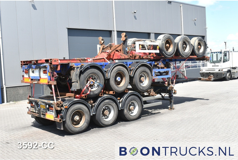Broshuis 3 UCC 39 € 6750 STACK PRICE | 2x20-30-40-45ft HC * 2x BROSHUIS 1x NOOTEBOOM - Semi-remorque porte-conteneur/ Caisse mobile: photos 1 Broshuis 3 UCC 39 € 6750 STACK PRICE | 2x20-30-40-45ft HC * 2x BROSHUIS 1x NOOTEBOOM - Semi-remorque porte-conteneur/ Caisse mobile: photos 1